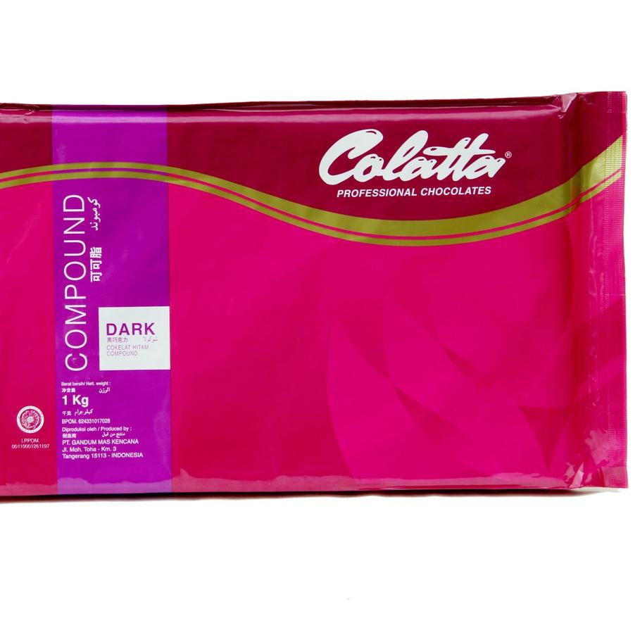 

❉ Cokelat Batang - Colatta Dark Chocolate Compound Kemasan 1kg ✱