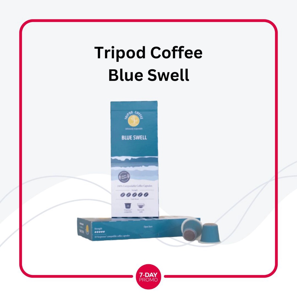 Nespresso Tripod Coffee Capsules Kopi 10 Kapsul