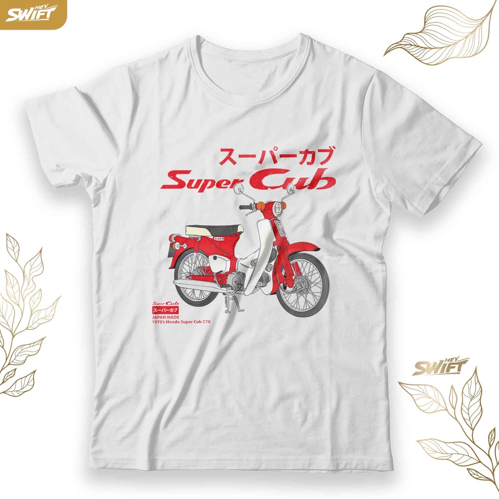 KAOS Classic Honda Super Cub C70 TSHIRT BAJU DISTRO