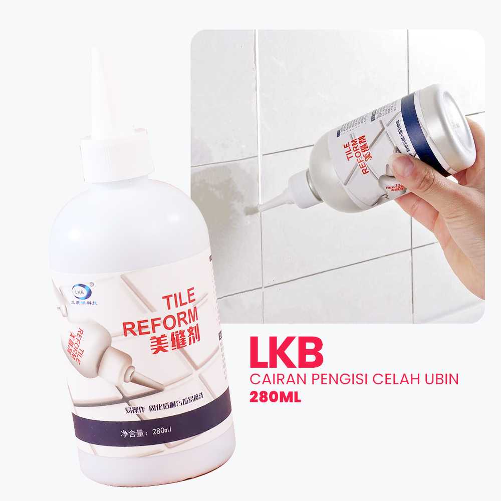 (BISA COD) FTIHSHP LKB Cairan Pengisi Celah Ubin Tile Gap Sealer 280ml - TG17