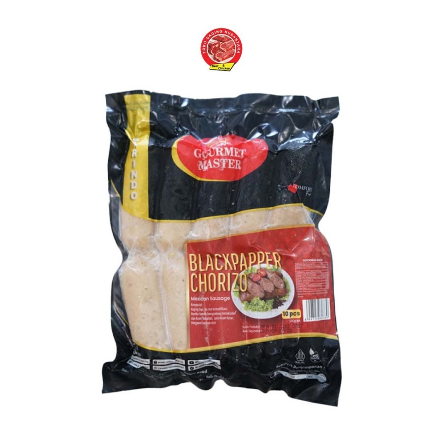 

GOURMET MASTER SAUSAGE CHORIZO BLACKPAPPER