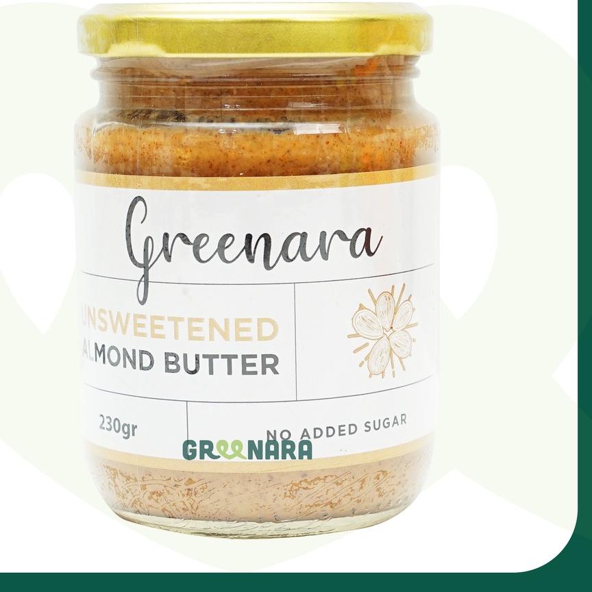

☏ Greenara Homemade - Unsweetened Almond Butter / Selai Almond ❃