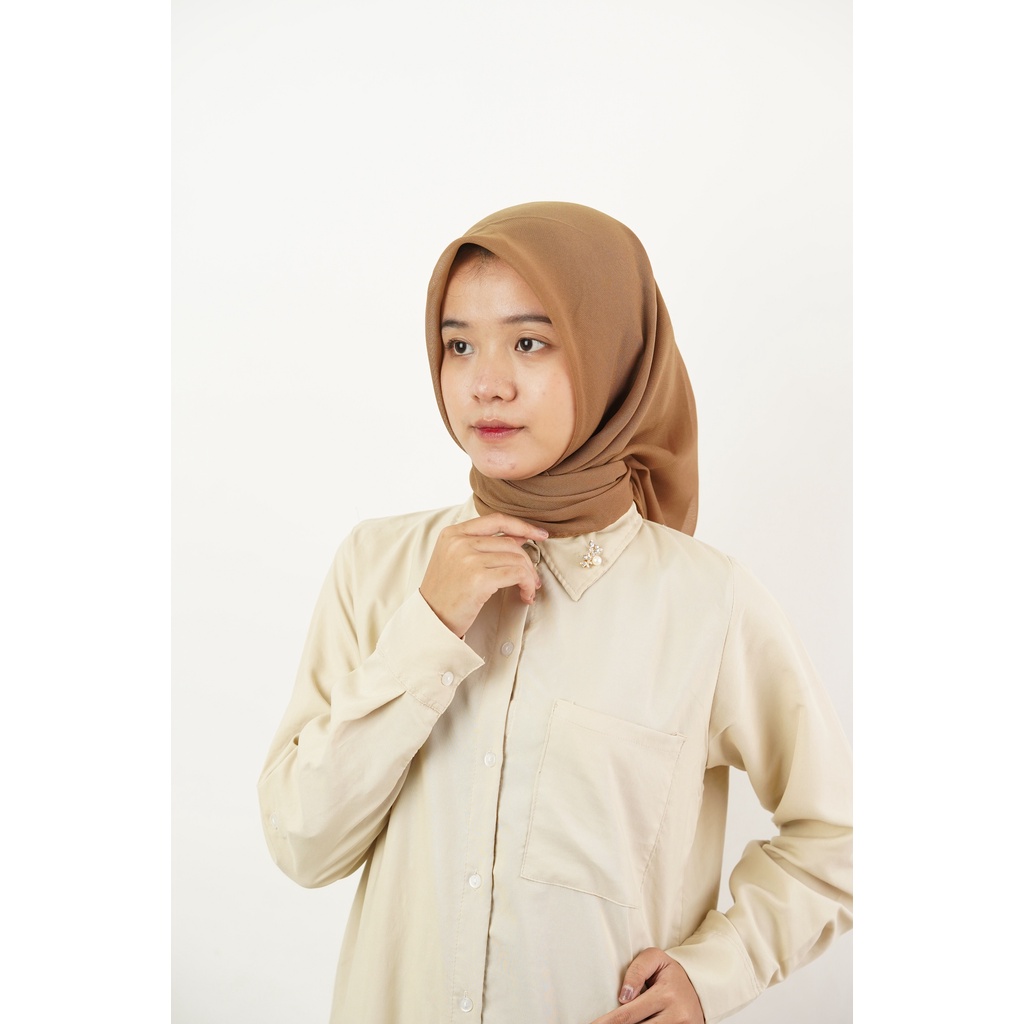 Bros Hijab Mini Premium Model Bunga Terbaru