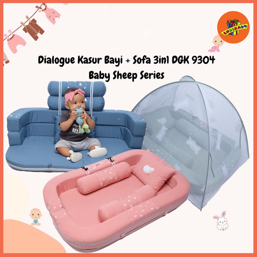 Dialogue Kasur Bayi + Sofa 3in1 DGK 9304 Baby Sheep Series