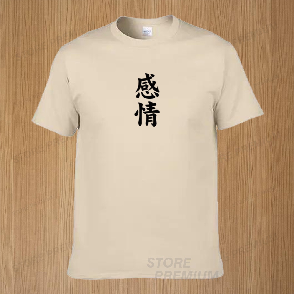 COD Baju Kaos Distro Tulisan japan Text Hitam Premium Quality Baju Kos Lengan Pendek Keren Baju Mura