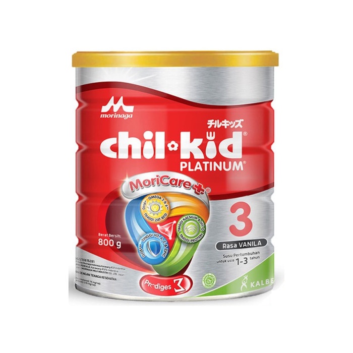 MORINAGA CHIL KID PLATINUM 3 800GR (1-3 TAHUN) / SUSU FORMULA BAYI