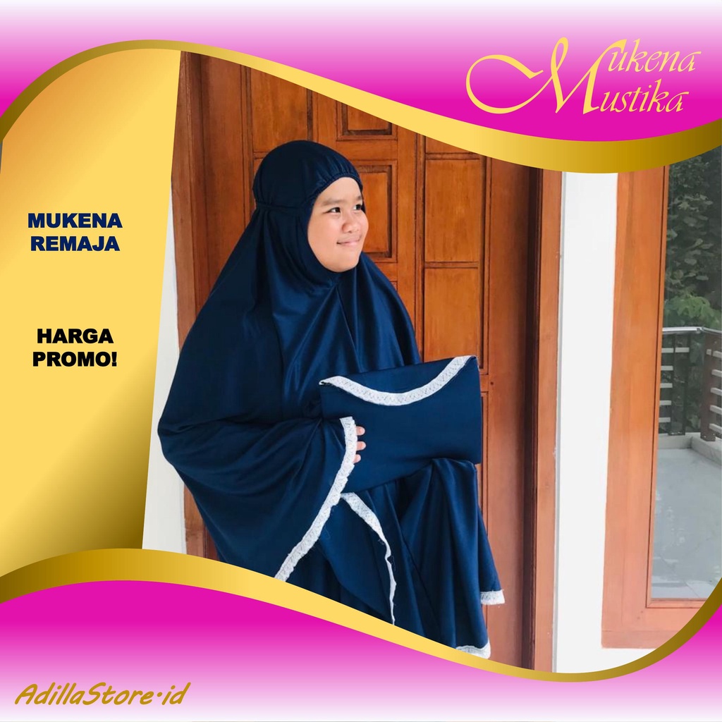 Mukena Terbaru Mukenah 2023 Mukena Dewasa / Remaja / Mukena Anak / Renda / Mukena Mustika