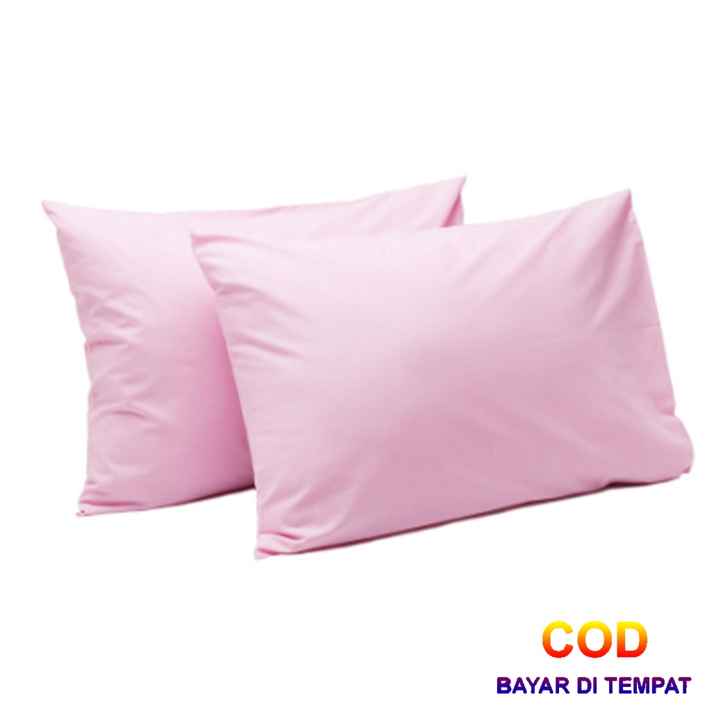 ✅COD Sarung Bantal Polos 45x65 Cushion Pillow Kain Katun Aneka Warna Dekorasi Kamar Tempat Tidur Perlengkapan Rumah