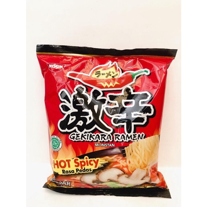 

Nissin Mi Instan Goreng Gekikara Ramen Hot Spicy