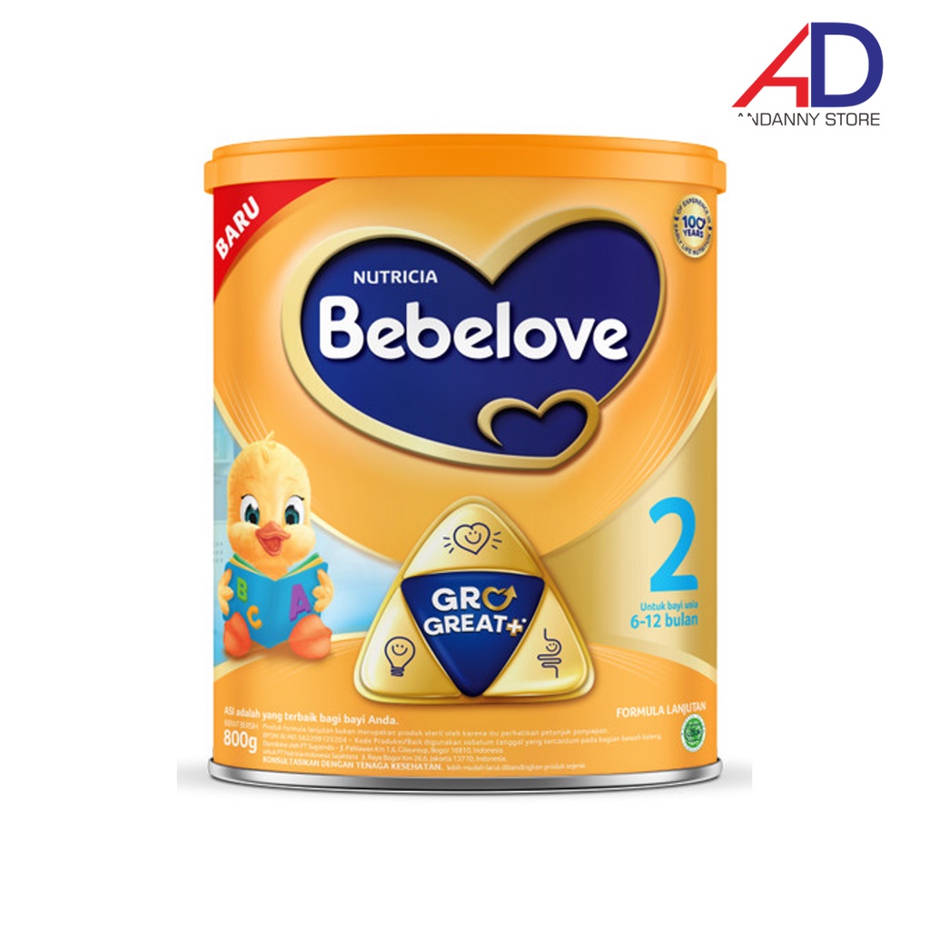 BEBELOVE 2 (6-12 BULAN) 800GR / SUSU FORMULA BAYI