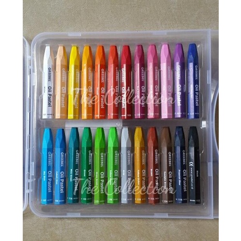 

ATK116GB (isi 24 Transparant) Crayon GREEBEL Oil Pastels 24 warna kado