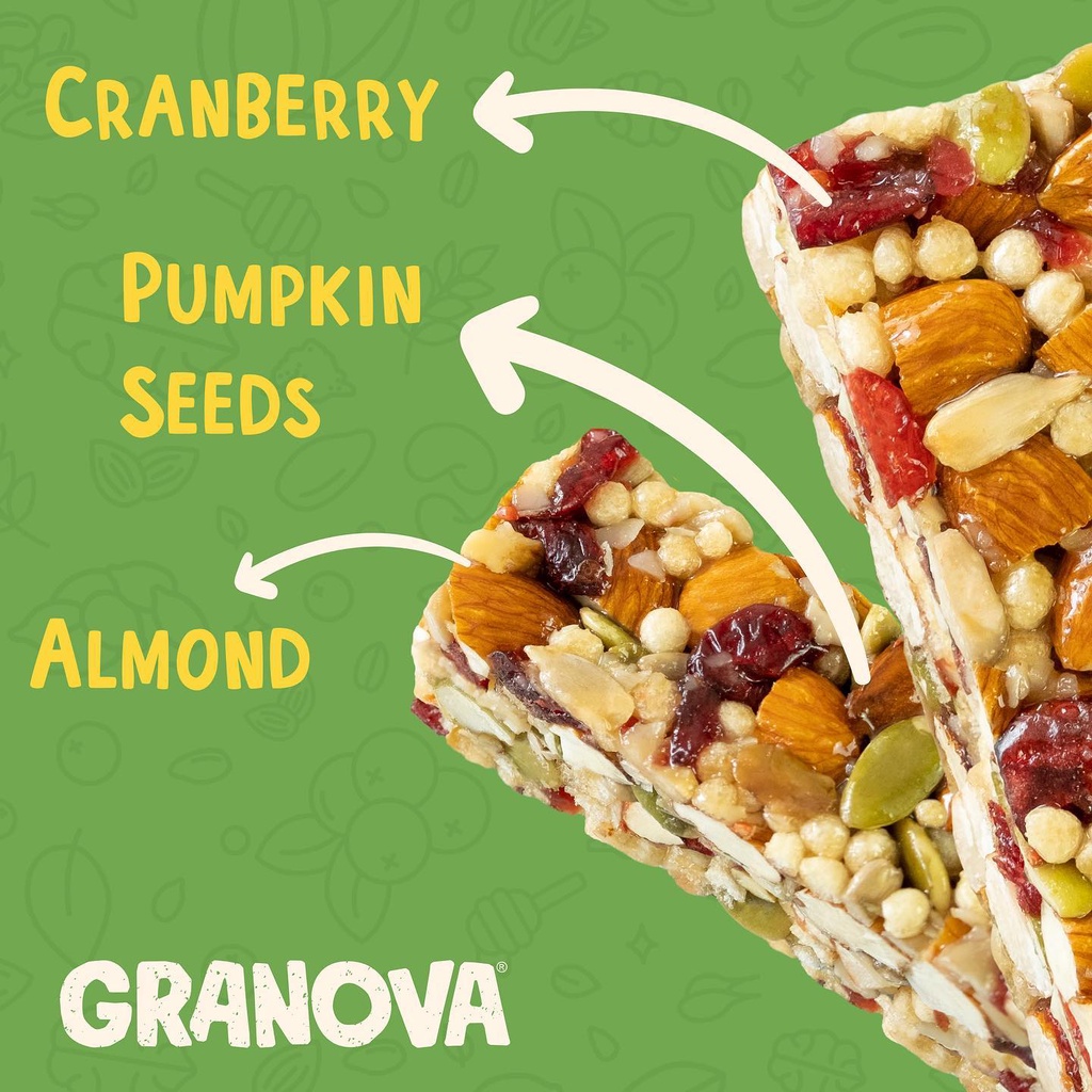 Granola Bar Nuts &amp; Seeds by Granova - Snack Anak, Healthy Snack, Halal