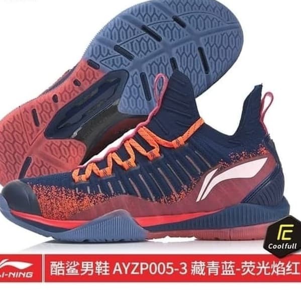 {MentariStore} Sepatu Badminton Lining Cool Shark Murah