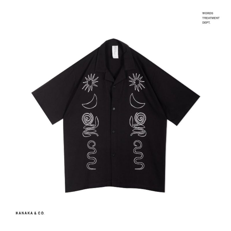 Kemeja Hanaka Classic - Breakaway Black