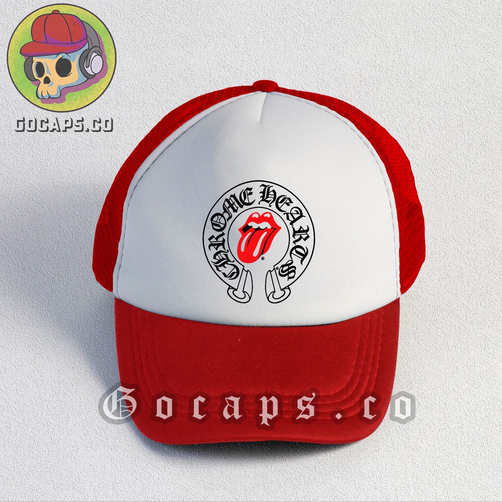 Gocaps - Topi Jaring Trucker Chrome Unisex (Premium Quality) - Brithis Vogue