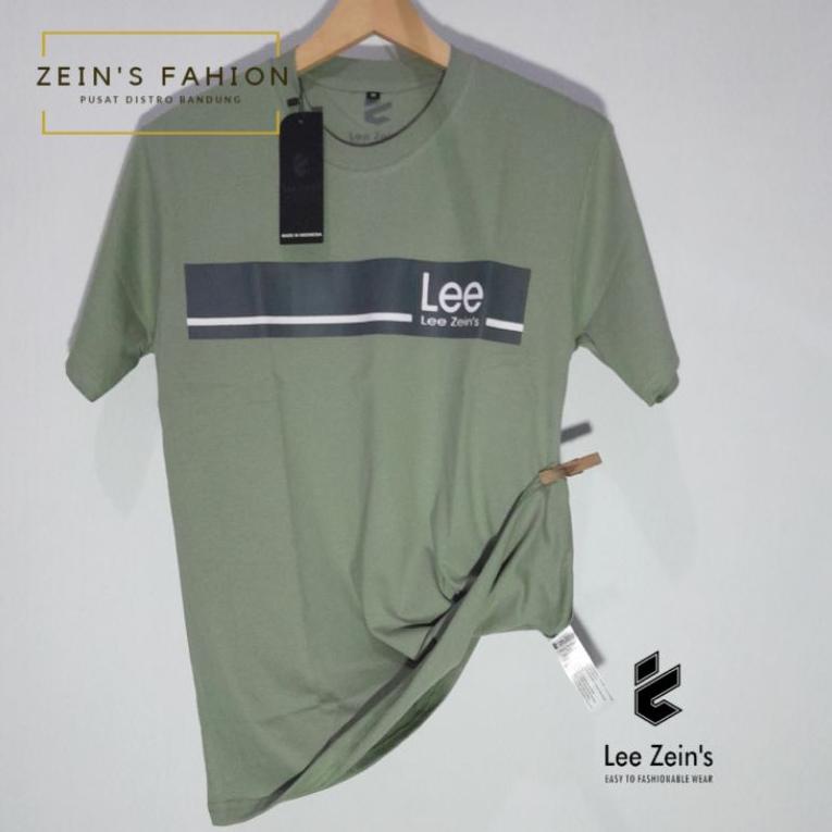 TERLARIS Original Kaos Lee Zein's Combed 30s lengan pendek