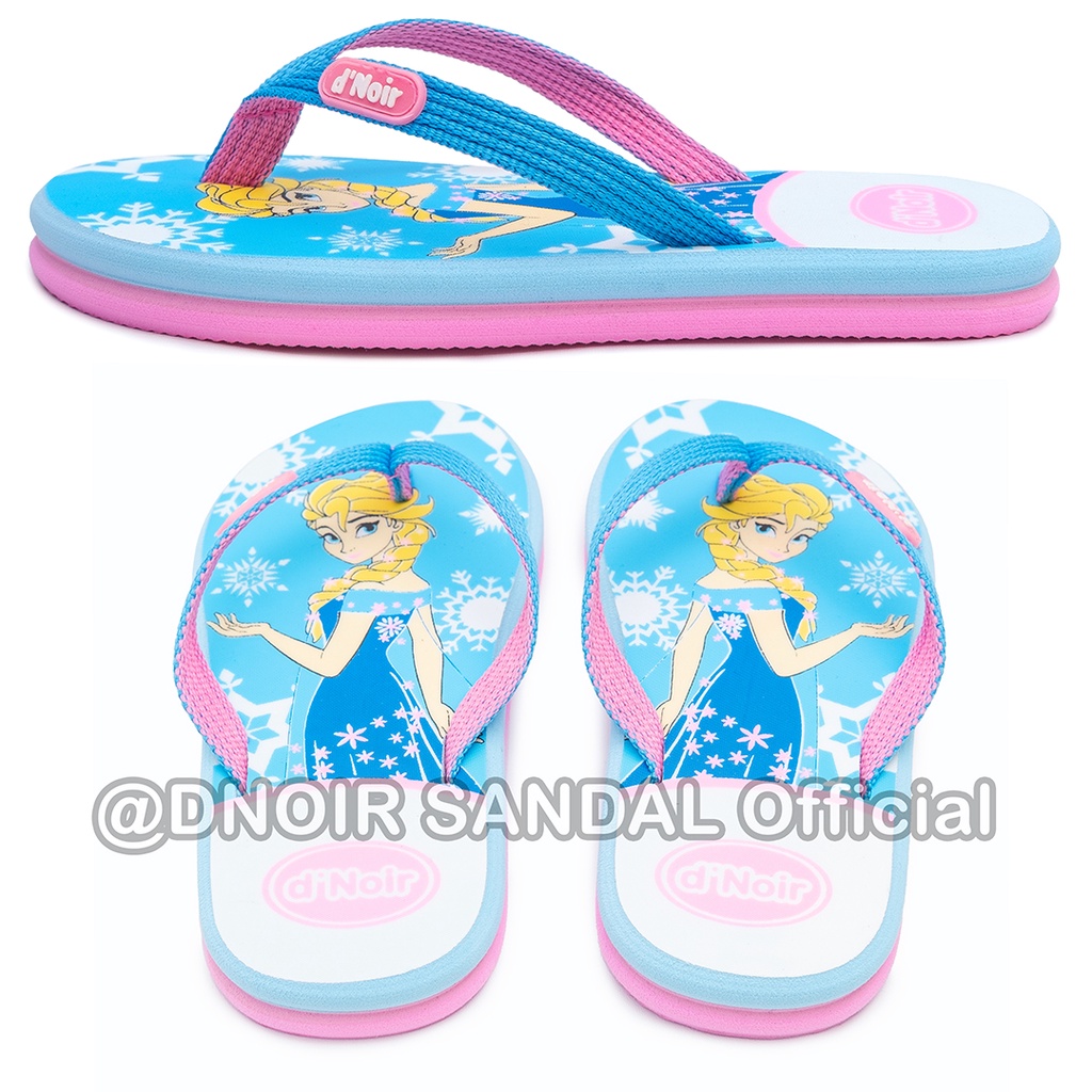 DNOIR Sandal Jepit Anak Perempuan FROZEN size 25 - 36