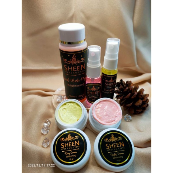 PAKET PENGELUPASAN ISI 5 SHEEN BEAUTY SKINCARE AMAN