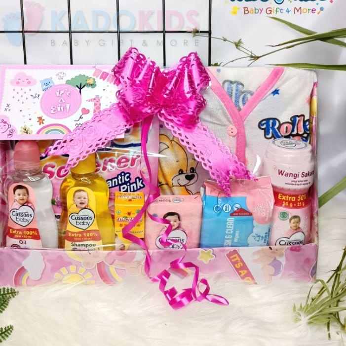 ✺ KADO BAYI BARU LAHIR PAKET LAHIRAN PERLENGKAPAN BAYI DENGAN 1 SET BAJU BAYI ✻
