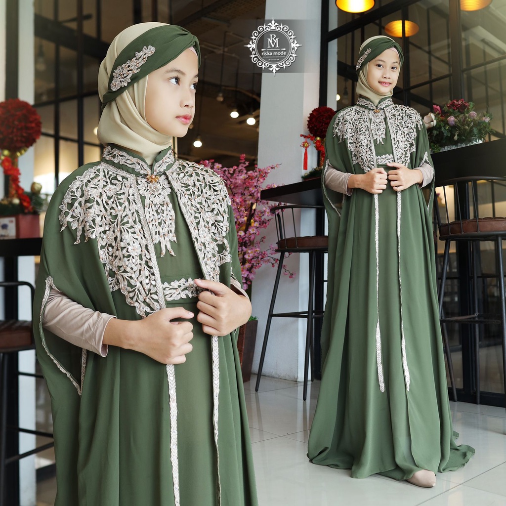 KAFTAN IBU DAN ANAK AMEENA /KAFTAN COUPLE/KAFTAN COUPLE LEBARAN/KAFTAN COUPLE PESTA/KAFTAN COUPLE MO