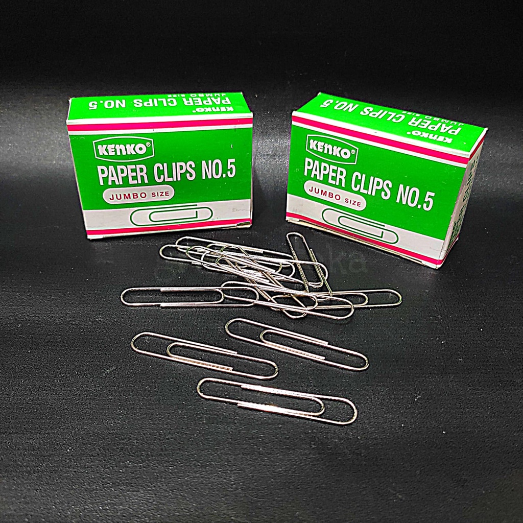 

PAPER CLIP, TRIGONAL CLIP, CLIP KERTAS JUMBO NO. 5 KENKO