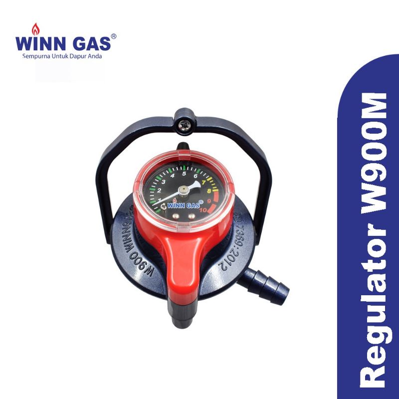 FM - Winn Regulator Elpiji Gas W-900M LPG Tekanan Rendah Pengunci Ganda | Regulator Gas