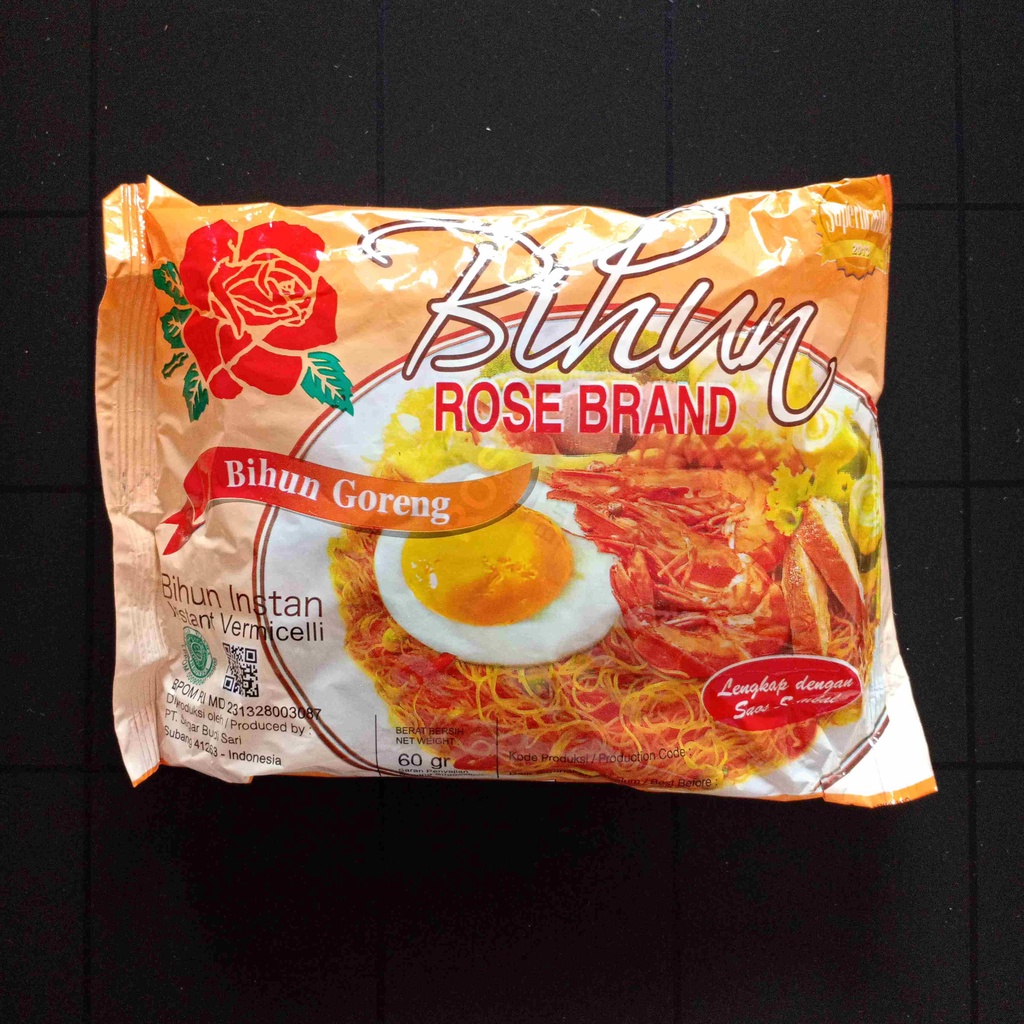 Bihun Rose Brand Instan Instant Vermicelli Mi Mie Goreng Kuah Soto Kaldu Ayam Bawang Asam Pedas Makanan