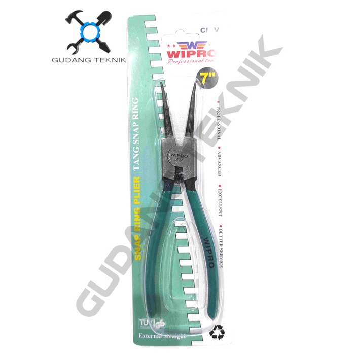 Tang Snapring 7&quot; Internal External Lurus Bengkok WIPRO / Tang Snap Ring 7 Inch Buka-Bengkok Tutup-Bengkok Circlip Pliers WIPRO