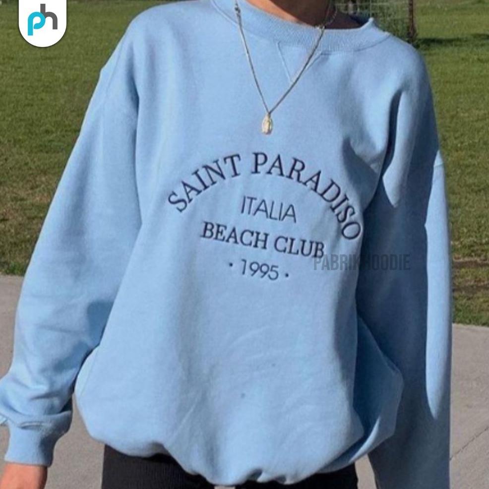 HARGA TERMURAAH PABRIKHOODIE - JAKET BASIC SWEATER SAINT PARADISO M -XXL (SABLON) {PRIA & WANITA}