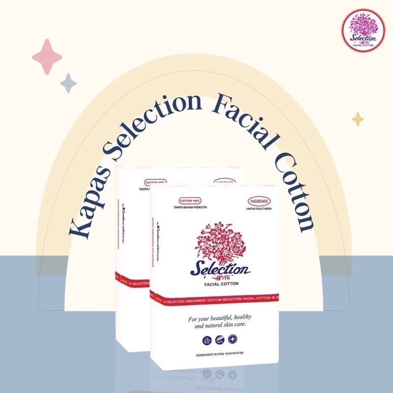 Kapas Selection 35gr Kapas Pembersih Wajah Facial Cotton