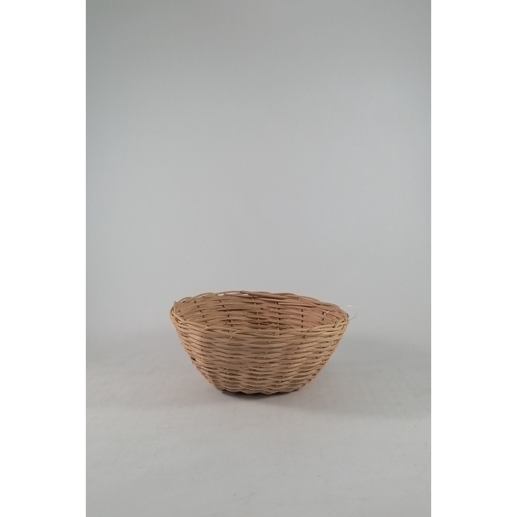 Keranjang Rotan Bulat Serbaguna Ukuran Sedang / Kecil