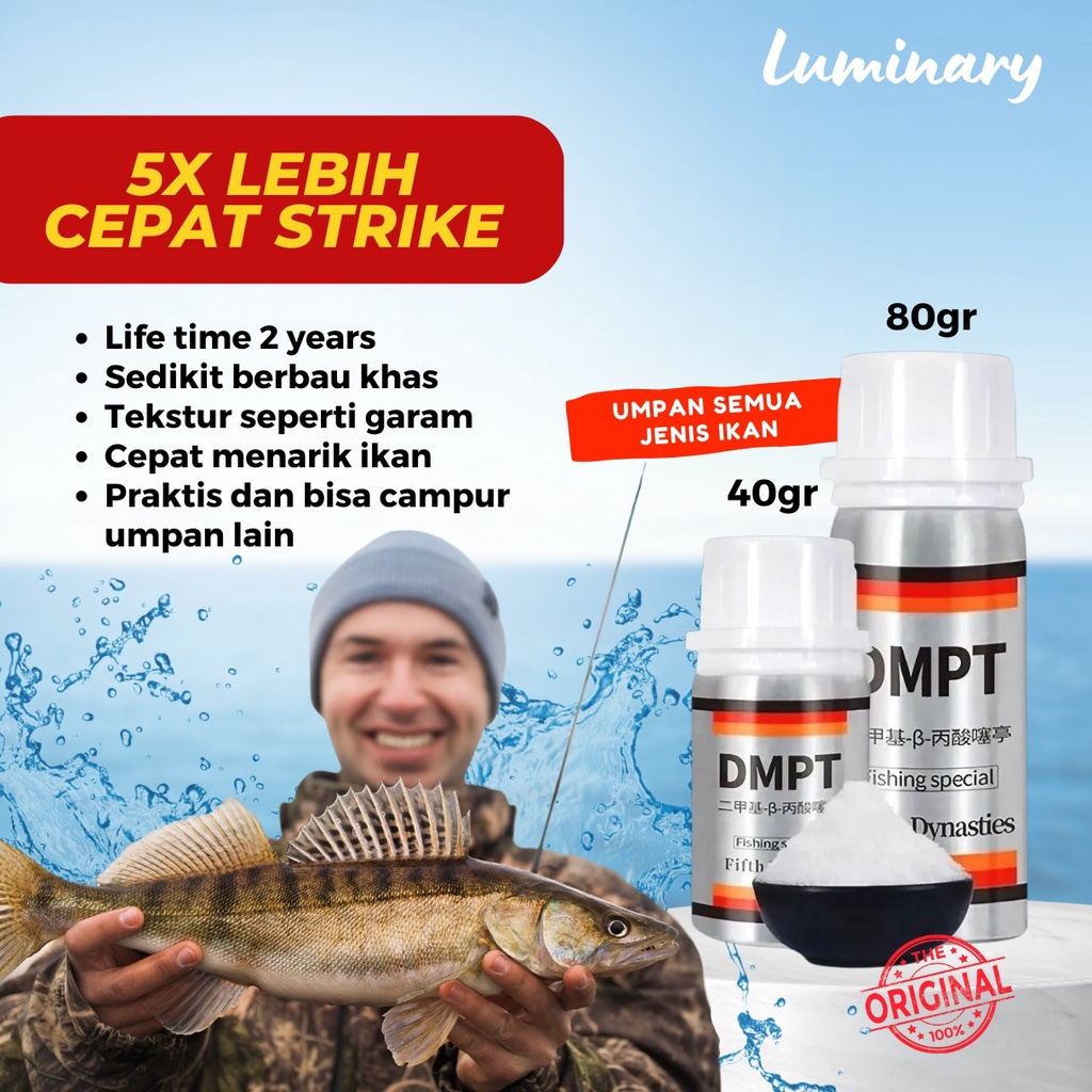 Original DMPT umpan pancing bubuk essen essence stimulant mancing untuk penarik segala jenis ikan