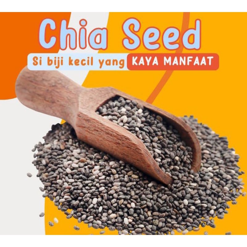 

Chia seed / biji chia seed asli / chia seed asli mexico / chia seed 100gram