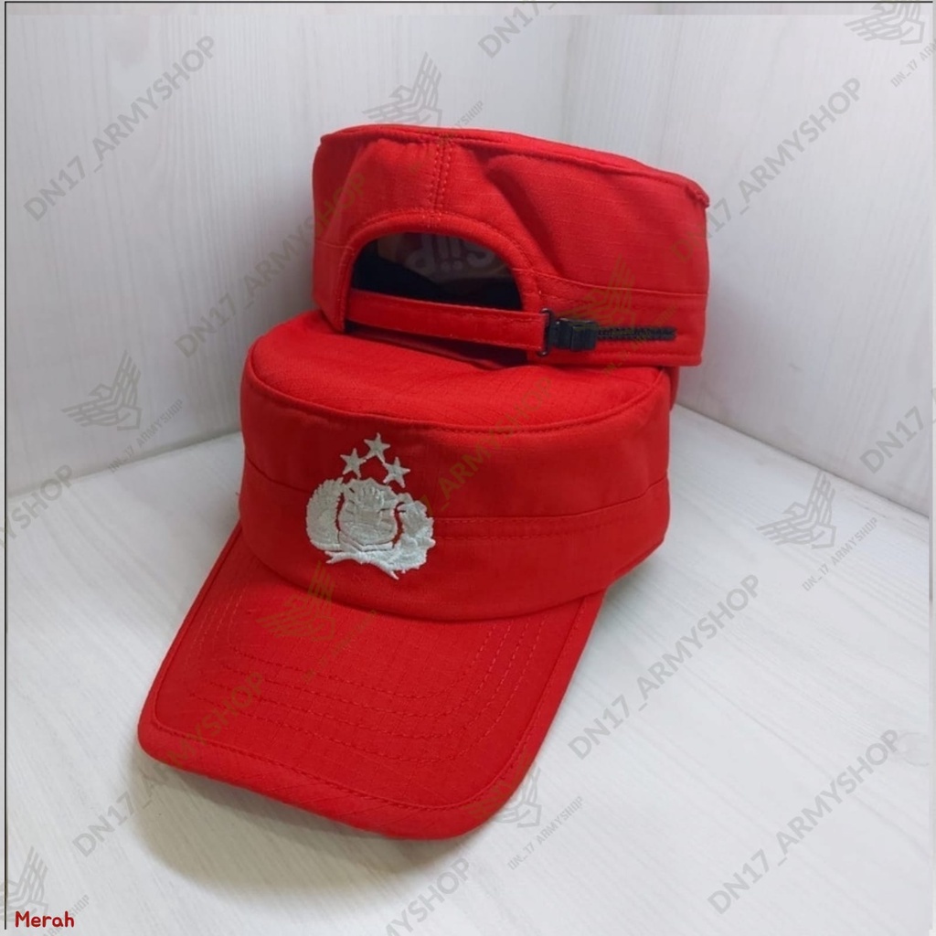 Topi Komando Bintara Merah