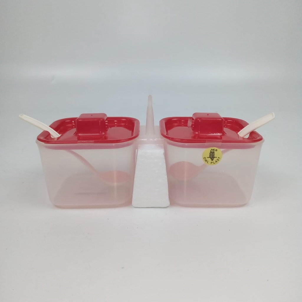 Tempat Sambal Twin Owl Plast / Kitchen Pot / Tempat Bumbu