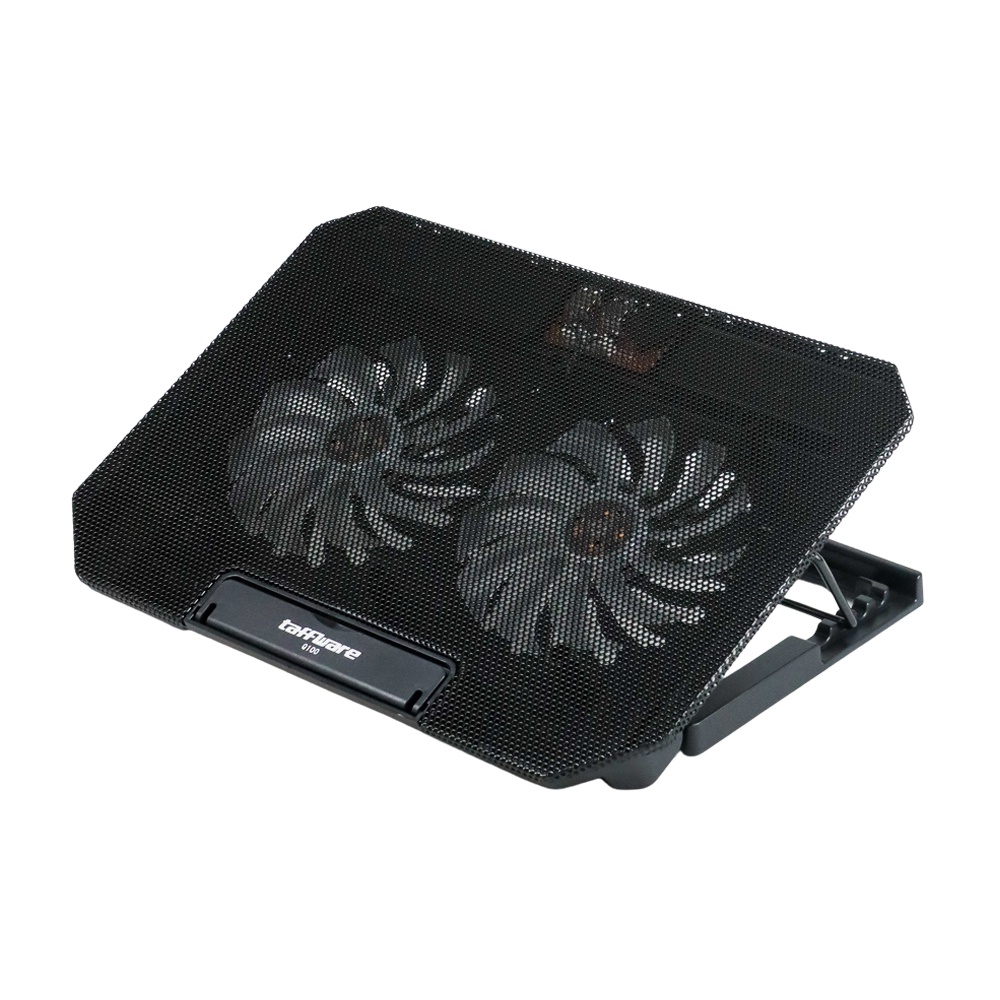 Cooling Pad Laptop 2 Fan Fixed Speed - Q100 - Black