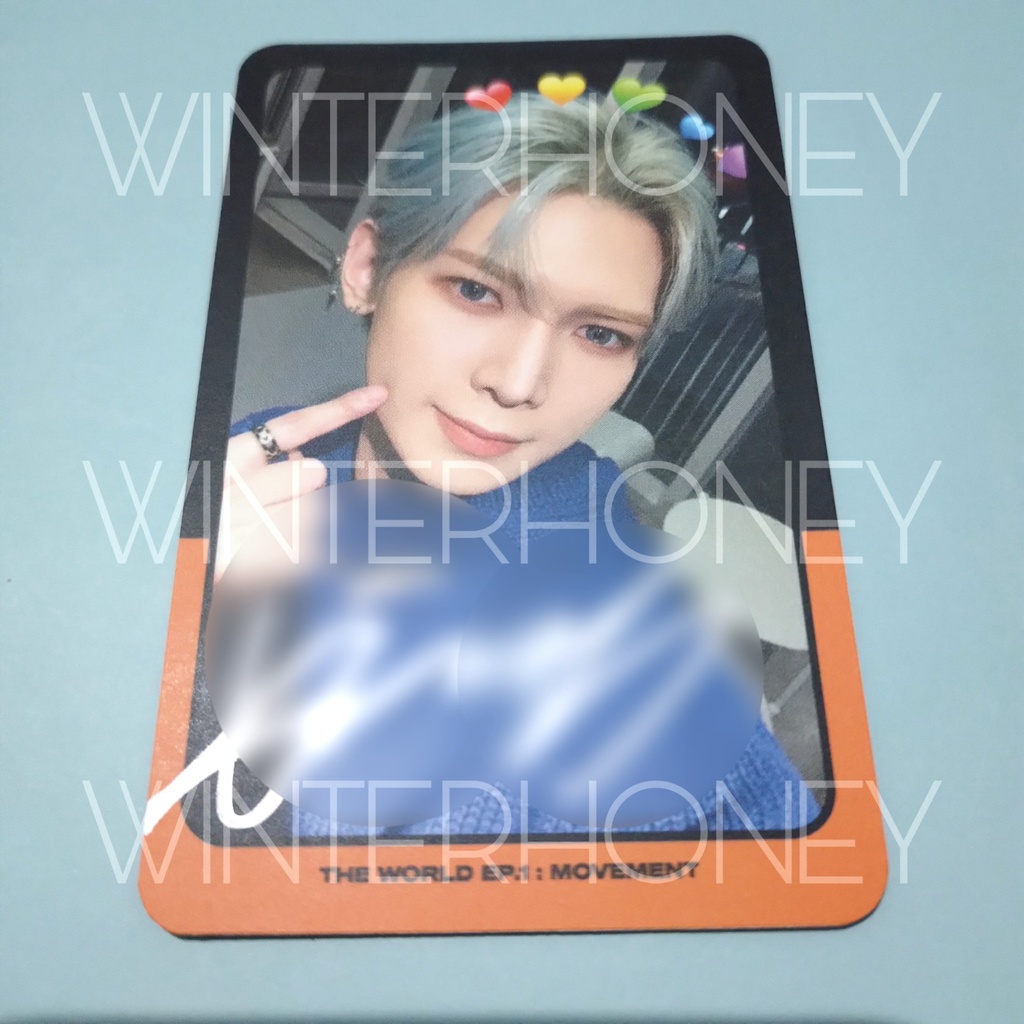 ATEEZ YEOSANG SIGNED PHOTOCARD PC