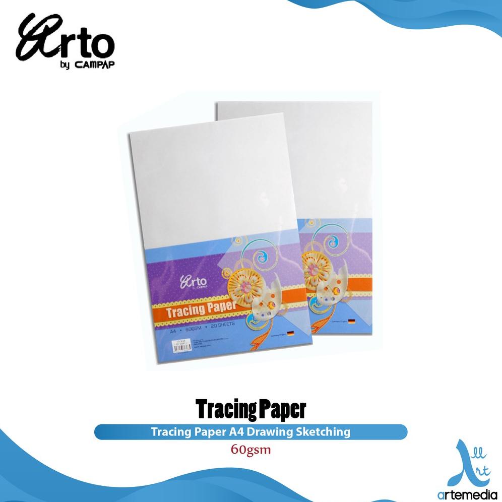 

Kertas Kalkir Arto Tracing Paper A4 Drawing Sketching