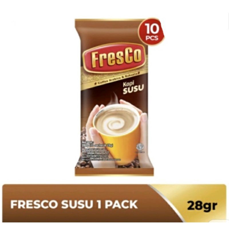 

Kapal Api Fresco kopi susu 28gr x 10