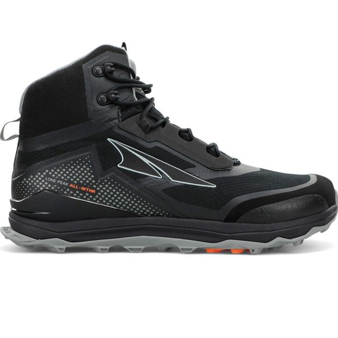 Altra Mens Lone Peak All Weather Mid - Black