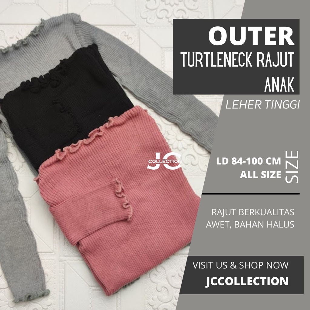 Sweater Rajut Anak Perempuan Kriwil Switer Anak - JCCollections