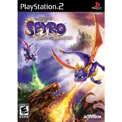 DVD Game Playstation 2 PCSX2 - The Legend of Spyro Dawn of the Dragon