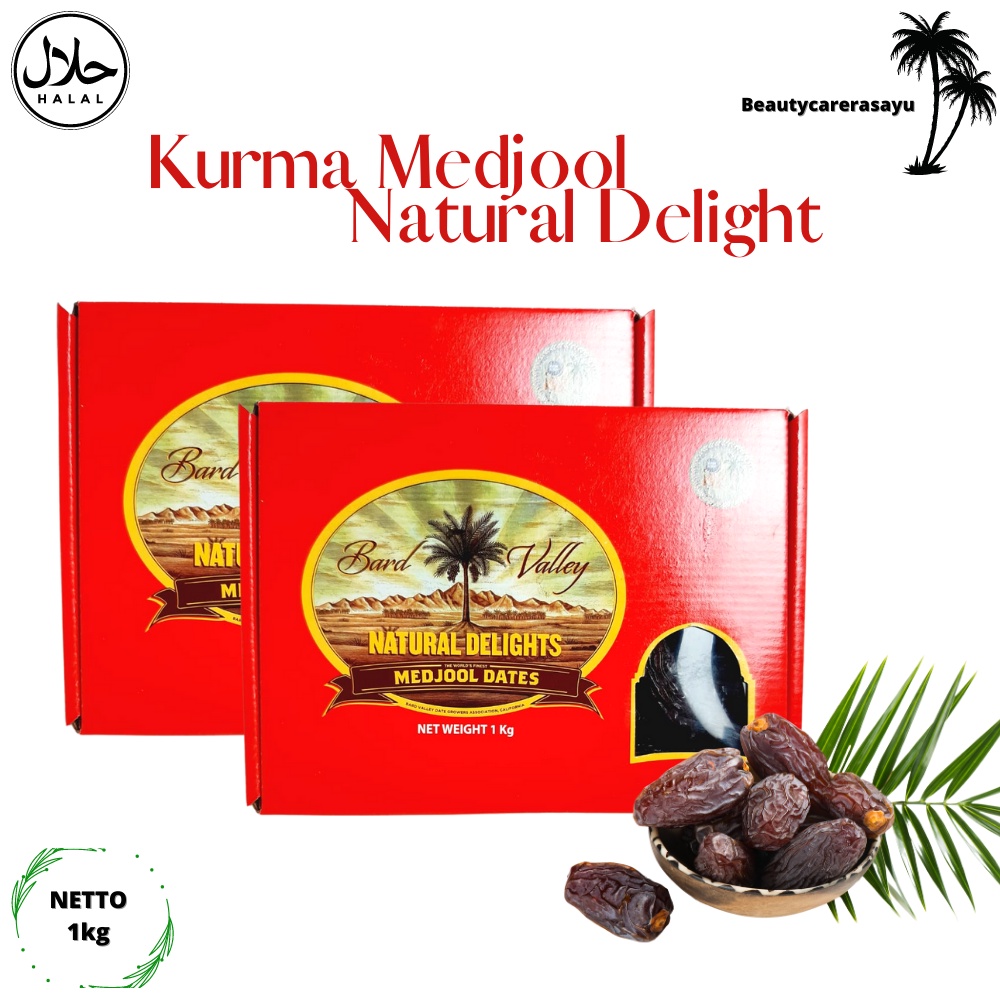 

Kurma Medjool Large 1 Kg / Kurma Natural Delight / Kurma Medjool Original