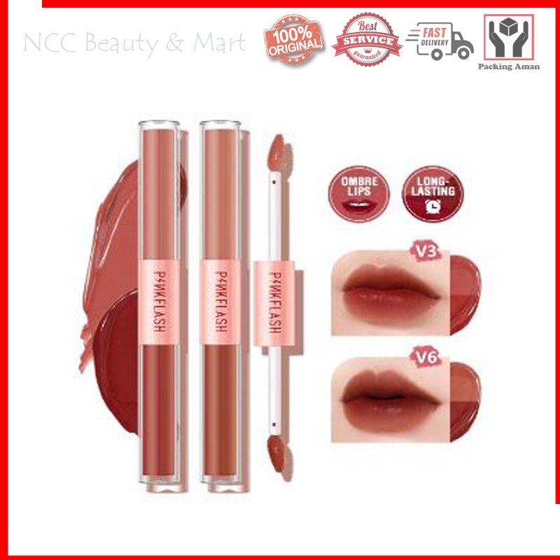 * NCC * Pinkflash Duo Lipgloss Lipcream Lipstik PF-L13 Lip Gloss