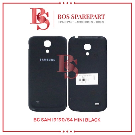 TUTUP BELAKANG SAMSUNG I9190 / S4 MINI BLACK / BACK DOOR / BACK COVER