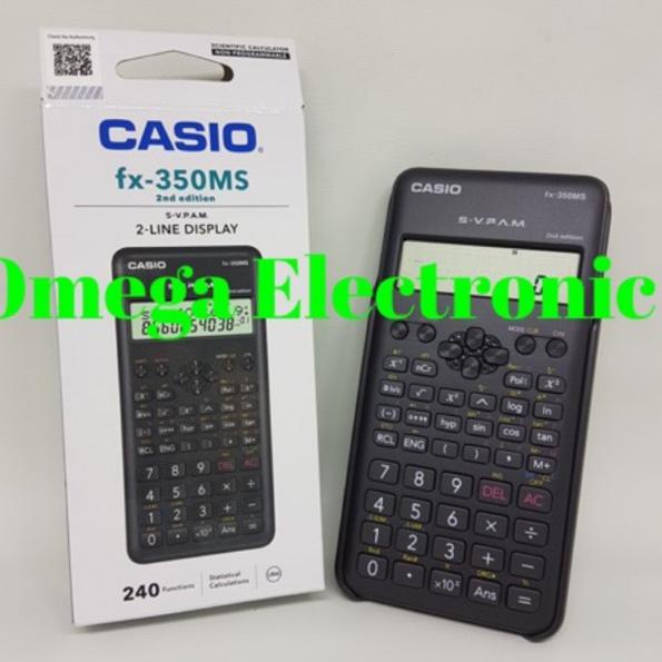 

❇ Casio FX 350 MS - Scientific Kalkulator Kuliah Sekolah Calculator FX-350MS 2nd Edition ℮