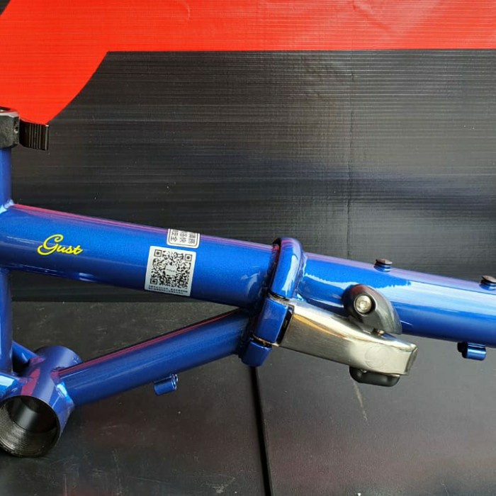 Frame fork handlepost FNHON Gust biru saphire blue sapphire seli