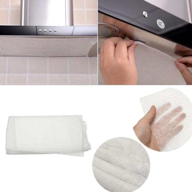 (Bayar Di Tempat) Kain Filter Penghisap Asap Dapur Kompor Cooker Hood barang sale
