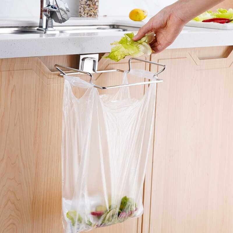 (BISA COD) FTIHSHP KHGDNOR Rak Plastik Sampah Kitchen Trash Rack Garbage - KHD0020