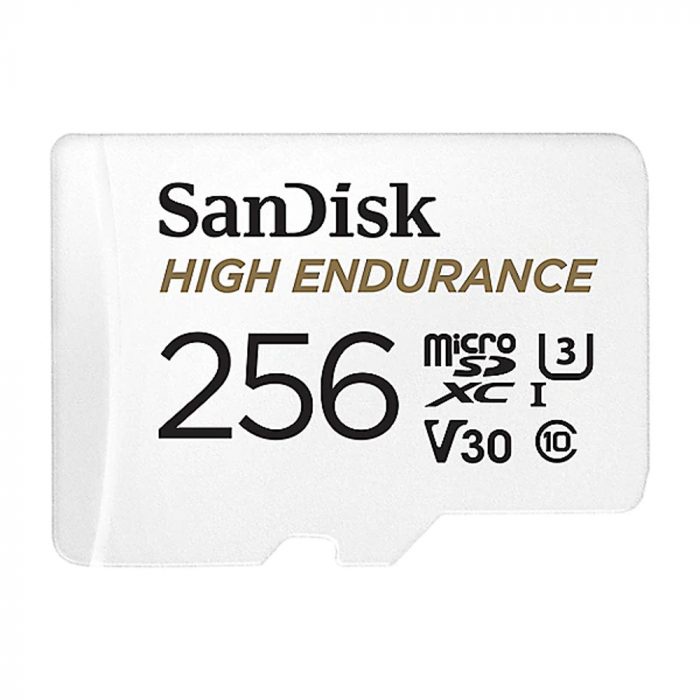 SanDisk High Endurance Video Monitoring Micro SD / MicroSD Card 256Gb